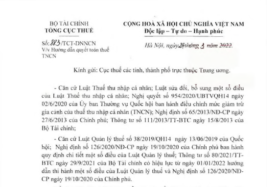 Hướng Dẫn Tự Quyết Toán Thuế TNCN 2022 Quy Trình Lưu Ý Và Câu Hỏi